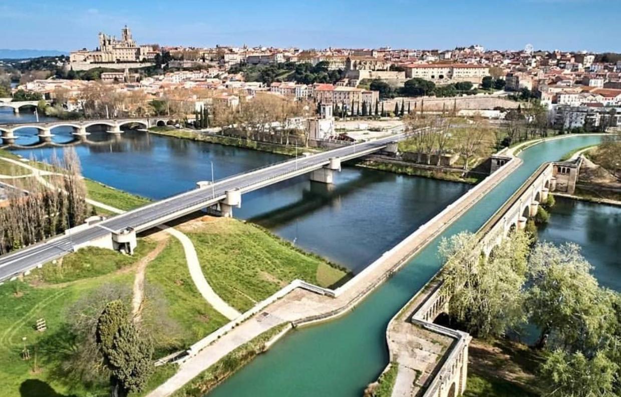 Arcole 5 - Jolie Appartement Centre Ville De Beziers Avec Garage- Wifi -Tv Connectee Bagian luar foto